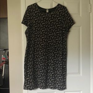old navy black dress sz 2xl
